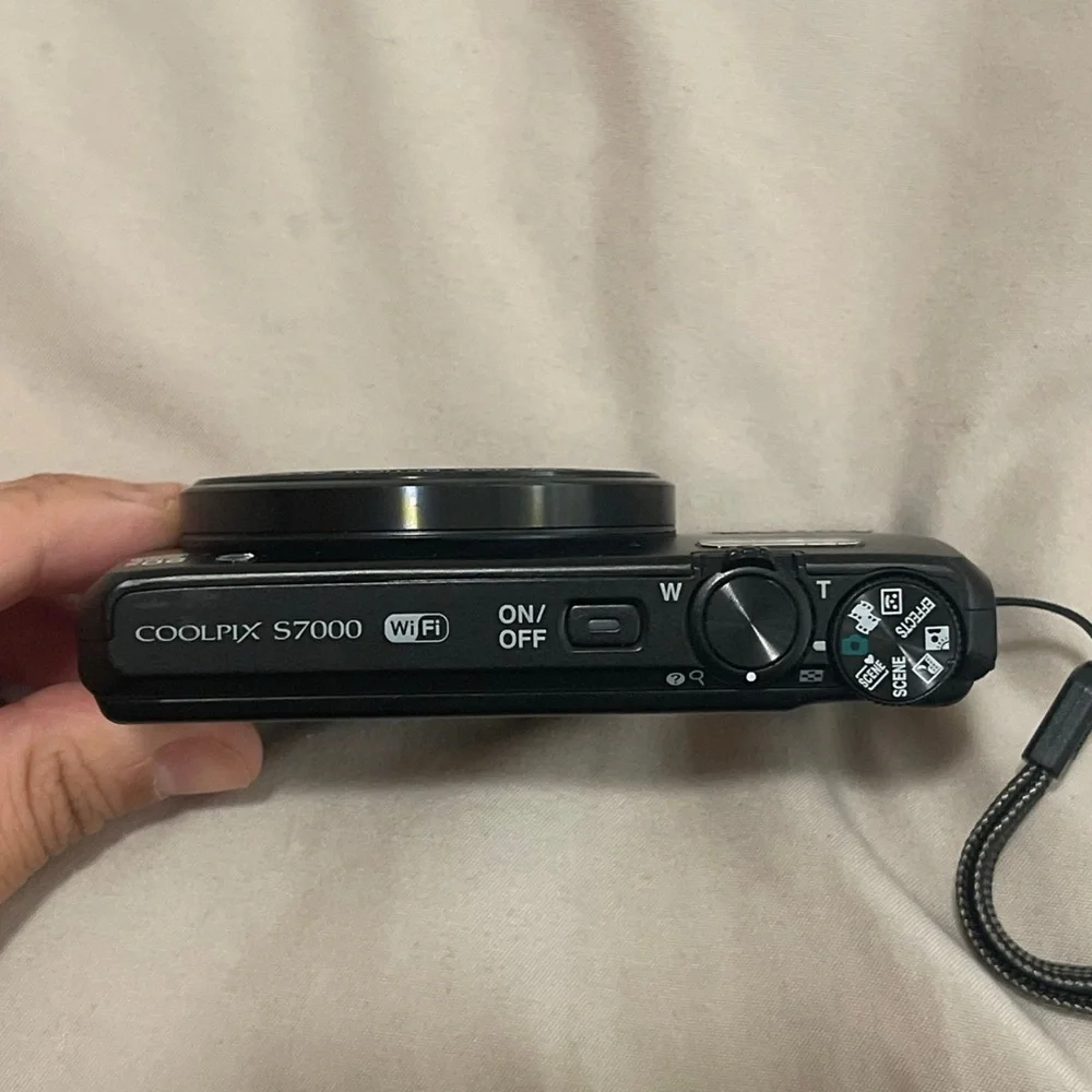 Nikon COOLPIX Black Digital Camera with Strap